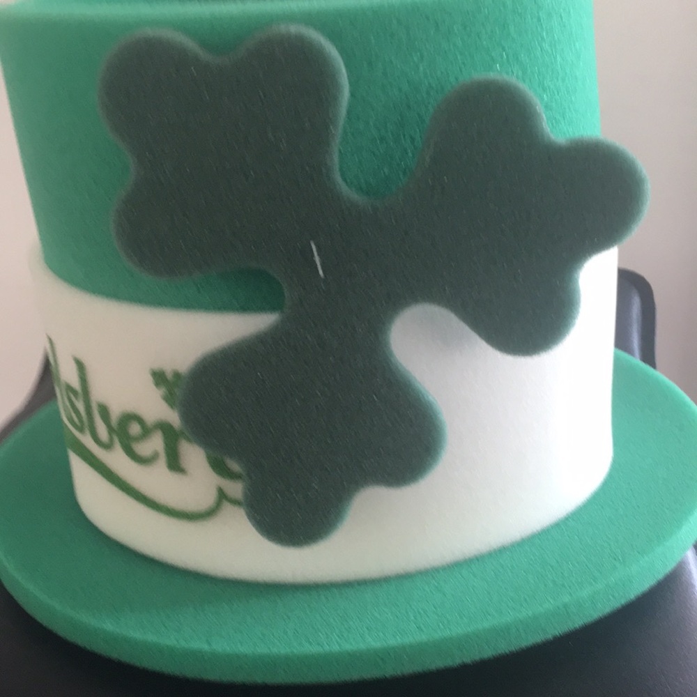 NWOT: St. Patrick’s Day Carlsberg Shamrock Hat NEW - Picture 7 of 7